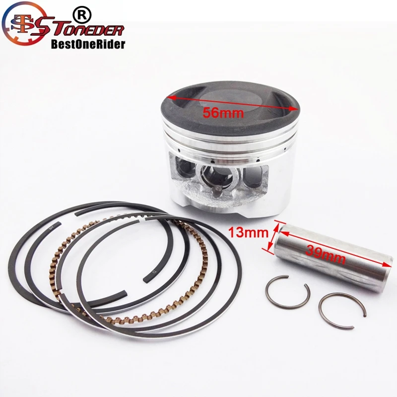 STONEDER Pistion Kit YX140 YX150 5 для 56 мм YX 140cc 150cc двигатель ямы грязевой мотор Мотокросс Stomp