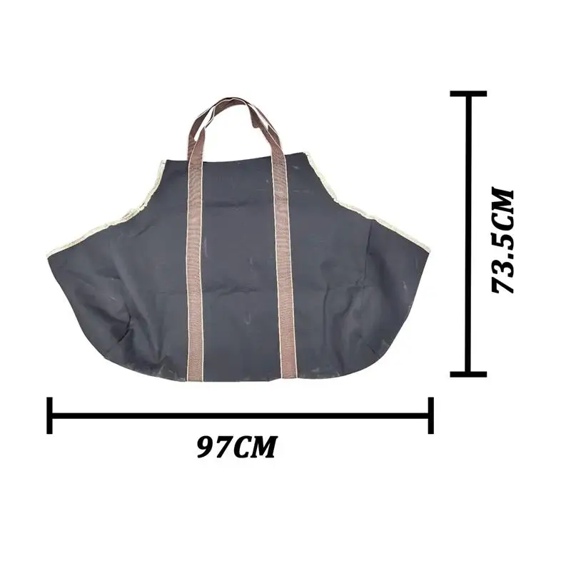 

Supersized Canvas Firewood Wood Carrier bag Log Camping Outdoor Holder Carry storage bag Wooden Canvas Bag