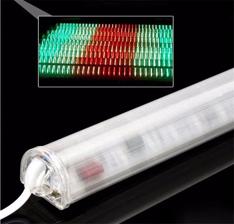20 шт./лот) светодиодный неоновый бар 0,5 м AC220V светодиодный цифровой трубка/Светодиодная трубка, rgb цвет водонепроницаемый снаружи разноцветные трубки украшения здания