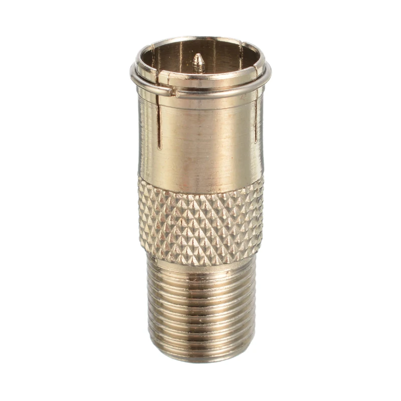 10 шт./лот разъем ТВ RF коаксиальный адаптер F Тип штекер к антенна женский адаптеры