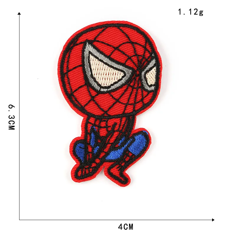 Marvel Iron man spiderman hulk captain America patches anime cartoon clothes patches Garment stickers embroidery cloth stickers images - 6