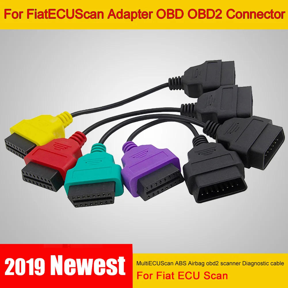 Новинка для автомобиля Fiat ECU Scan адаптер OBD OBD2 коннектор Multi ABS сканер подушек