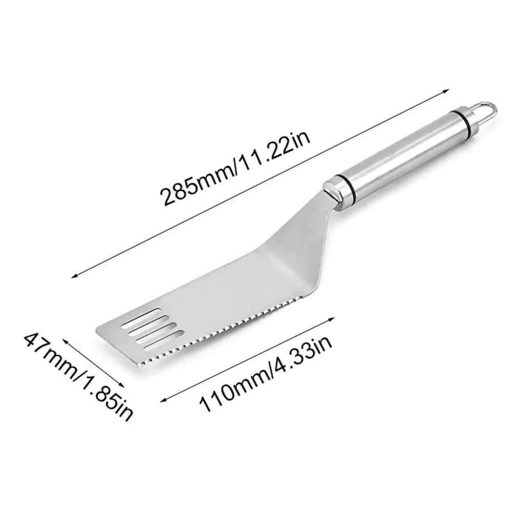 

Stainless Steel Pizza Spatula Multifunctional Pizza Shovel Pancake Spatula Cooking Cheese Spatula Baking Tool Egg Pie Spatula