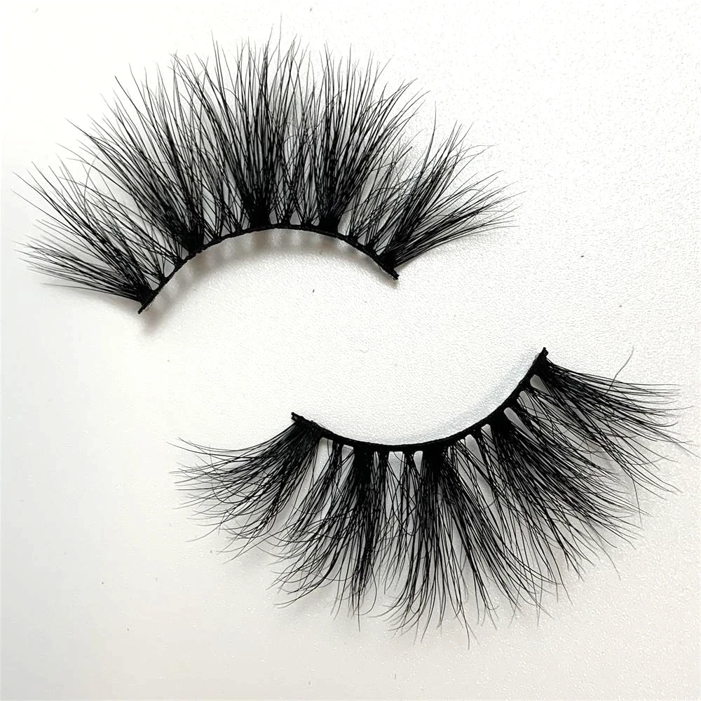 25 мм норковые лаши 100% ручная работа натуральные толстые ресницы для глаз