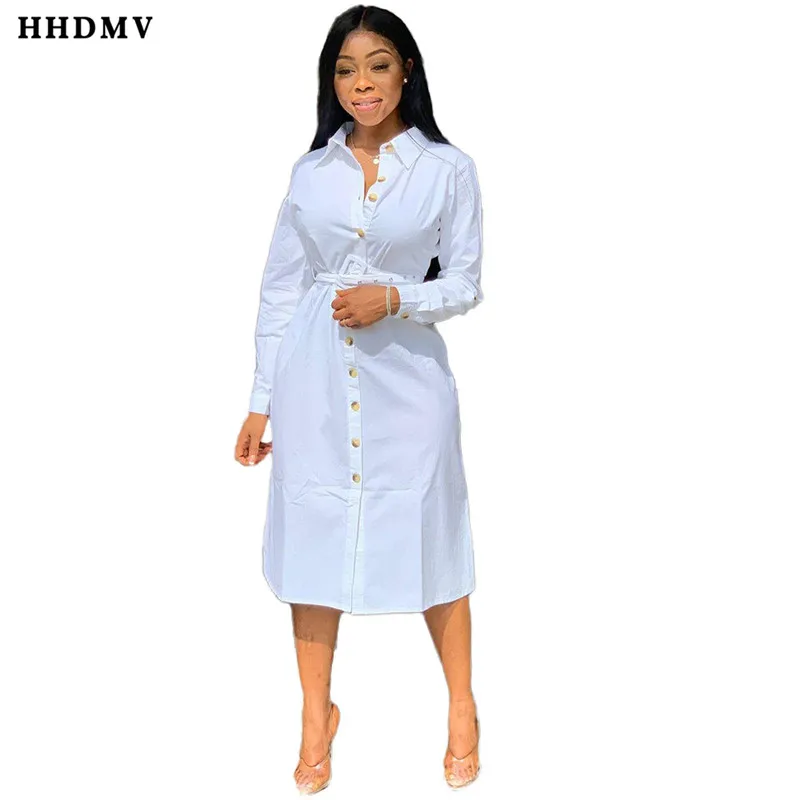 HHDMV OJS9136 новые женские модные платья в уличном стиле с длинным рукавом лацканами