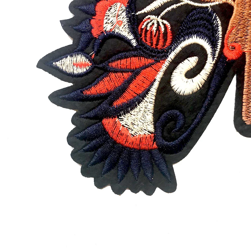 1 шт. вышитая аппликация в виде большой бабочки нашивки для одежды утюга сделай