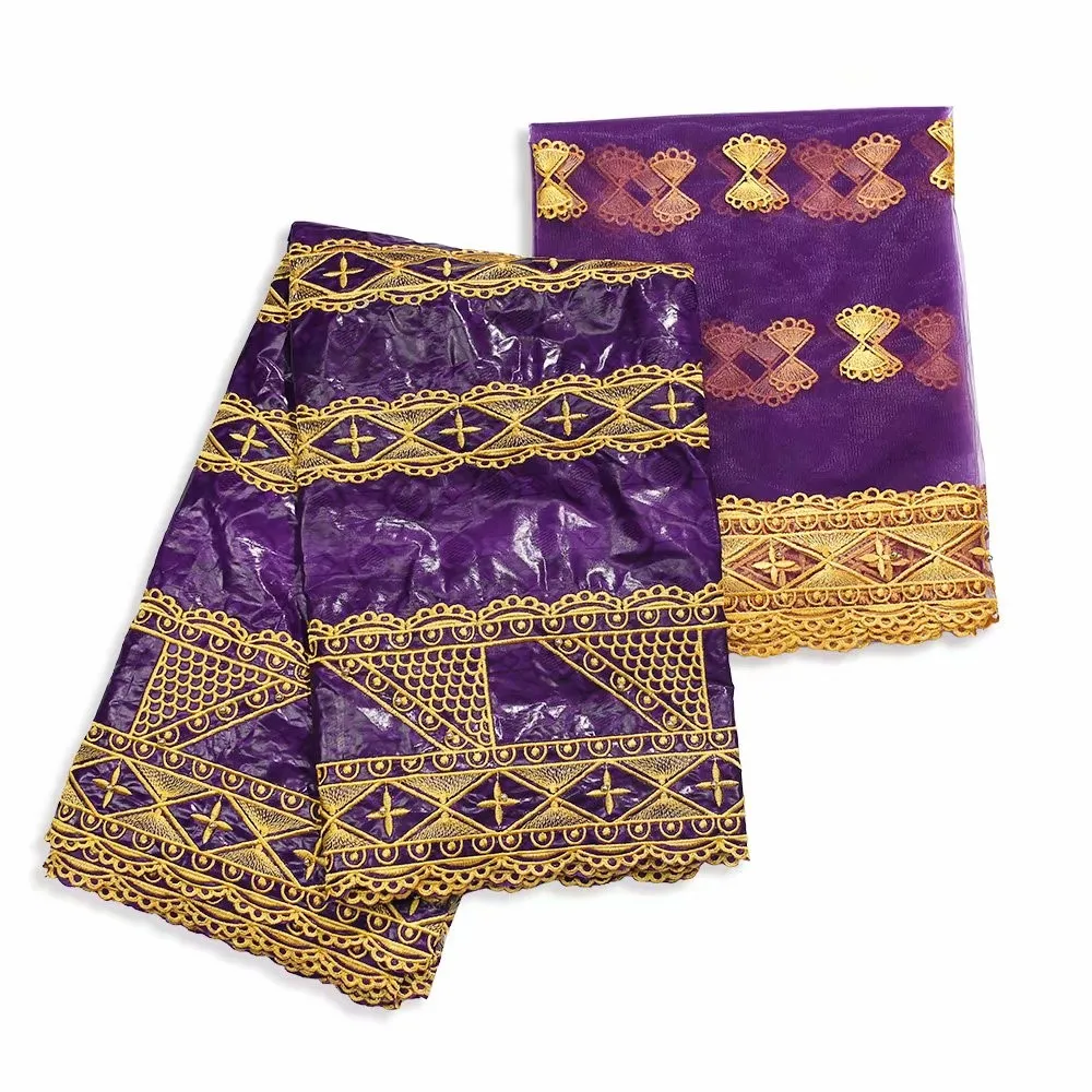 Африканская мода хорошие запахи конструкции бассейна кружева Базен парча ткани