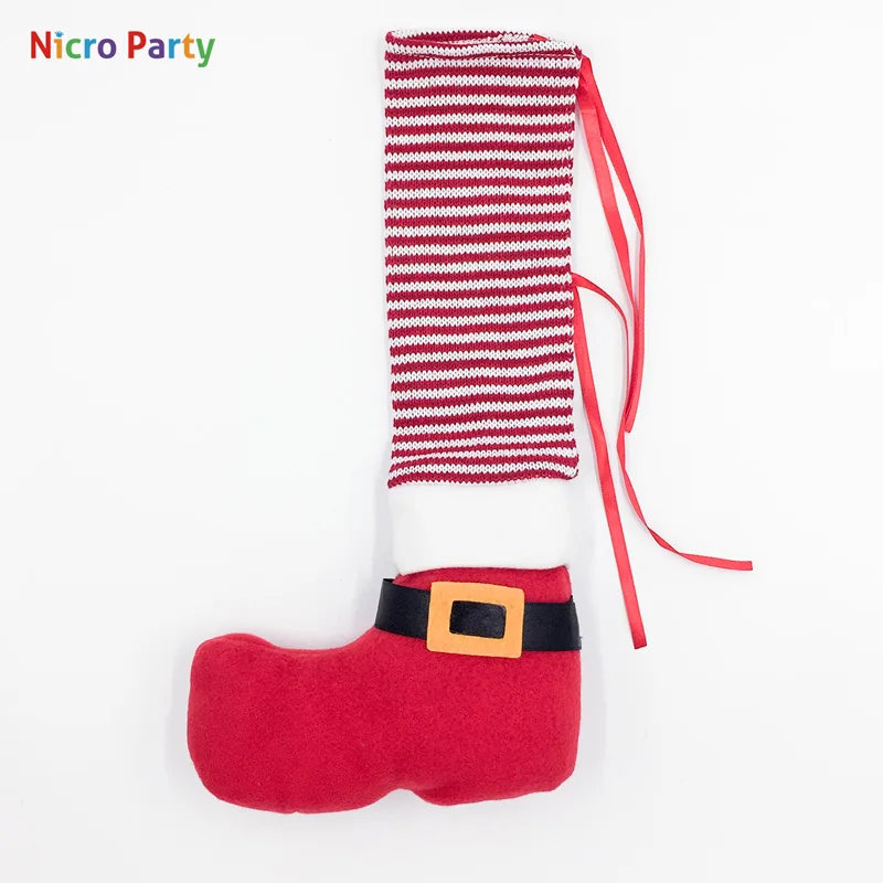 Nicro Chair Foot Covers Christmas Decor For Home Table Ornament 2020 Navidad Xmas Party New Year Gift #Chr86 | Дом и сад