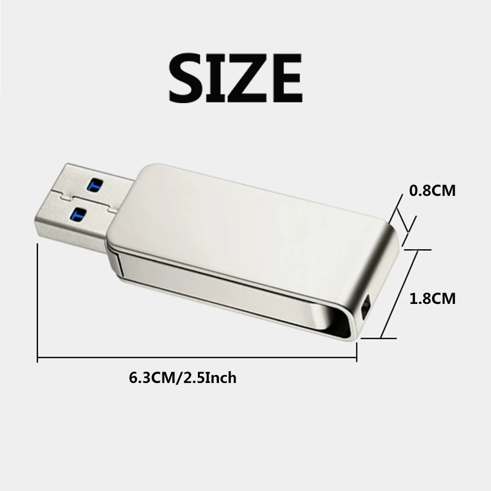 

128G/256/512G High-Speed Mobile SSD USB Disk Flash Large Capacity Flash Memory USB3.0 Portable Solid State Drive Pendrive