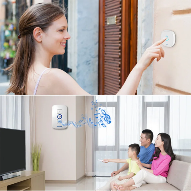 Система охранного звонка KERUI 433 МГц Беспроводная тревожная кнопка Аварийная SOS