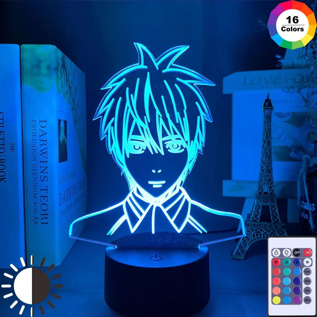 

Acrylic 3d Lamp Anime Led Night Light for Kids Child Boy Bedroom Decor Manga Basketball Gift Desk Colors Change 3D Light Touch