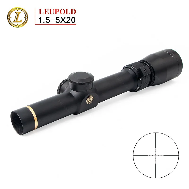 LEUPOLD 1 5 5x20 короткий Оптический Снайперский прицел наружный охотничий hd с одной