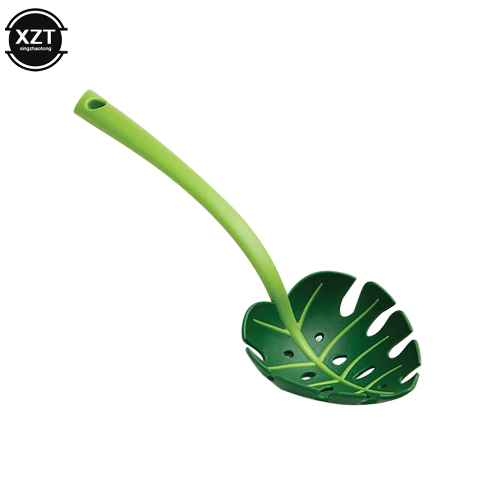 Ложка-дуршлаг Green Monstera с длинной ручкой многофункциональная сервировочная ложка