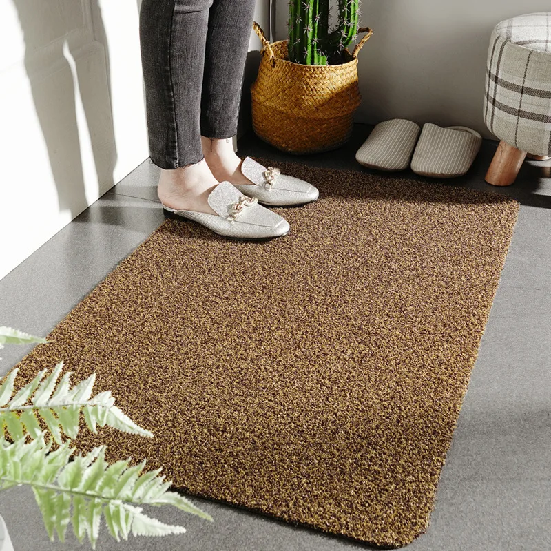 

Outdoor Entrance Door Mats Solid Color Scraping Mud Mat Carpet Living Room Bedroom Dust Removal Entrance Door Rugs Foot Mat