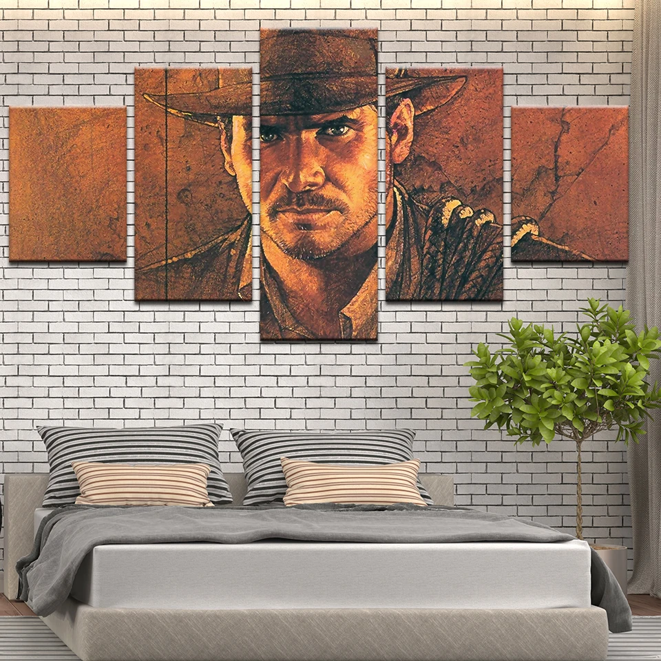 Современный плакат Raiders Of The Lost Ark художественные настенные картины 5 шт. ткань