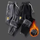 Мужские джинсовые брюки-карго, Свободные повседневные брюки из денима, размеры до 5XL, сезон зима-осень 2022