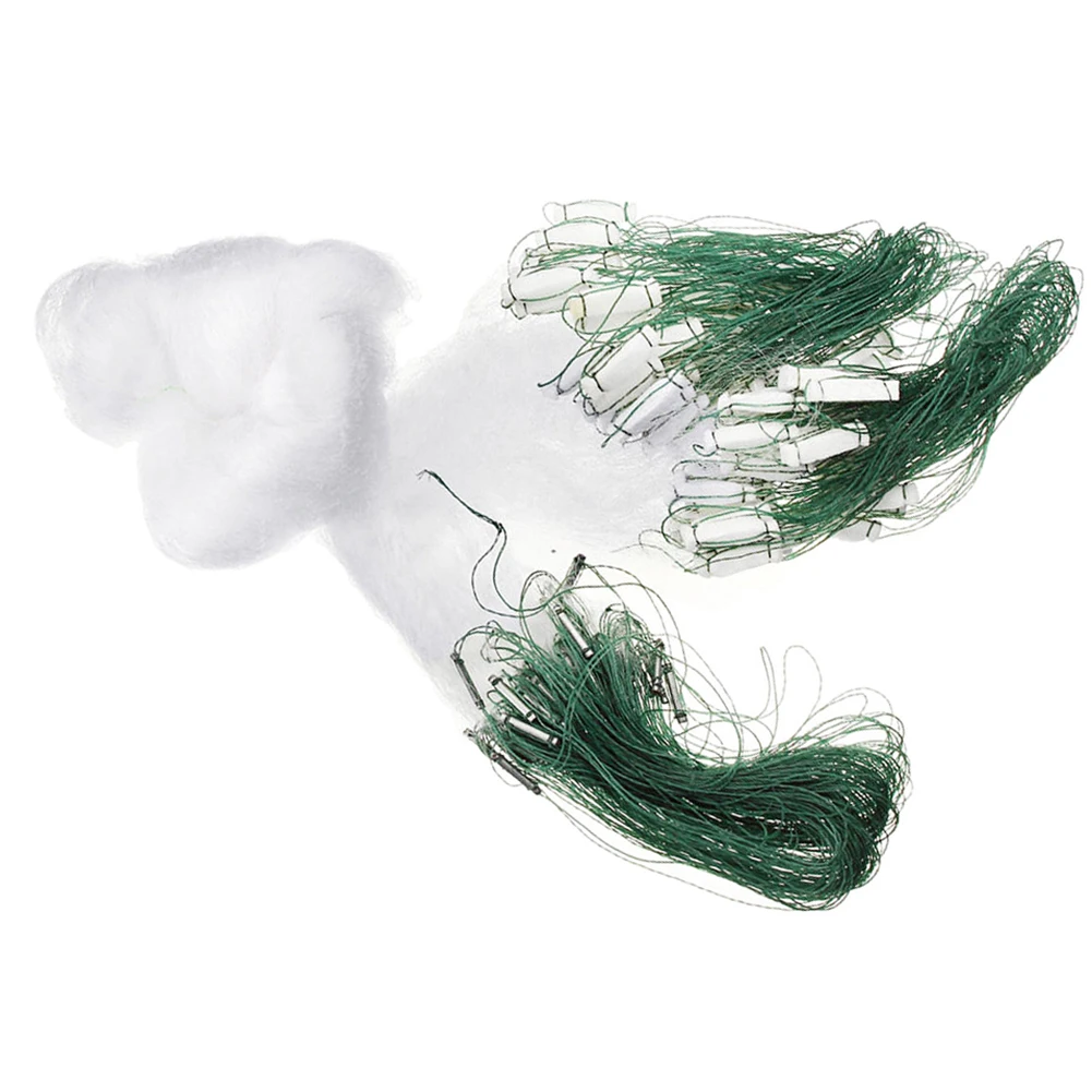 Натяжной канат длиной 25 м 3 слоя Леска рыболовная сеть рыб с поплавком 5 типов