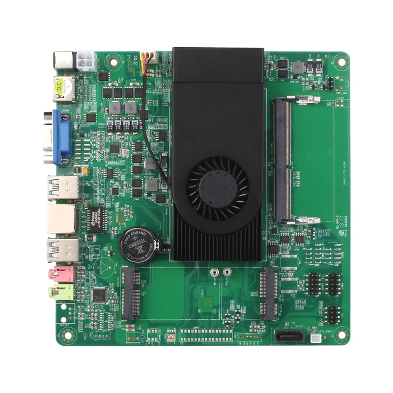 Настольная материнская плата ITX Intel Core i7 7500U 2,70 ГГц встроенный процессор ITX мини DDR4 mSATA SATA Mini PCI-e Материнская плата