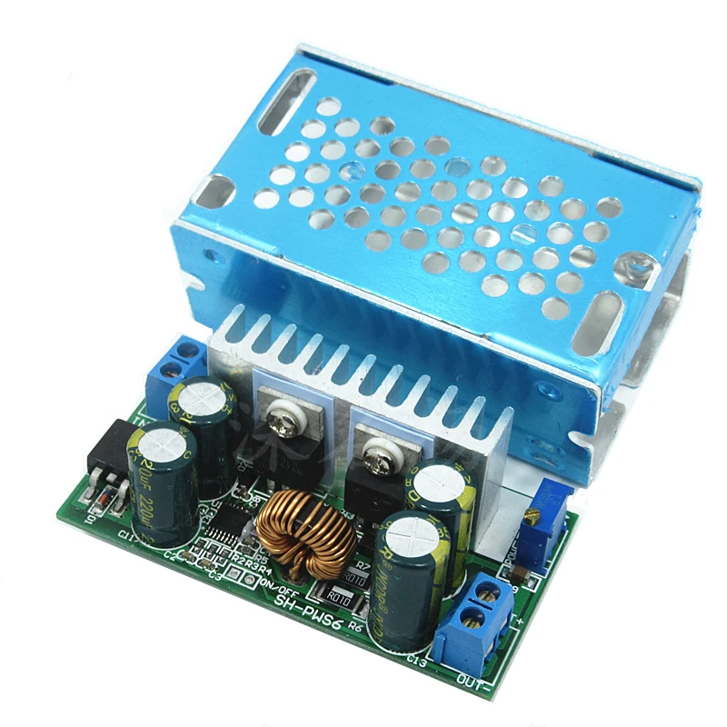 

DC-DC adjustable buck high efficiency high power 48 36V turn 24 19 15 12 9 5 3V power module 15A