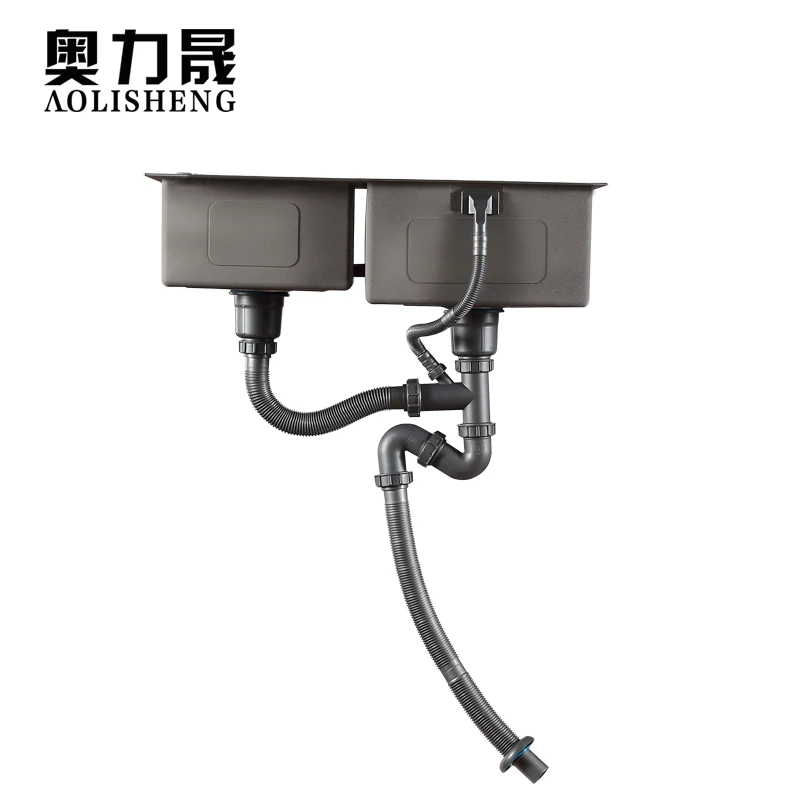 Кухонная раковина с двойным слотом ручная бесшовная сварочная из нержавеющей