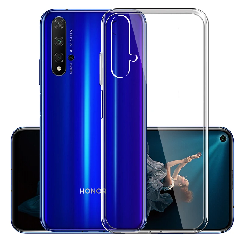 Чехол Honor 20 для huawei P30 Lite Pro TPU прозрачная задняя крышка HD Мягкий силиконовый на Honor20
