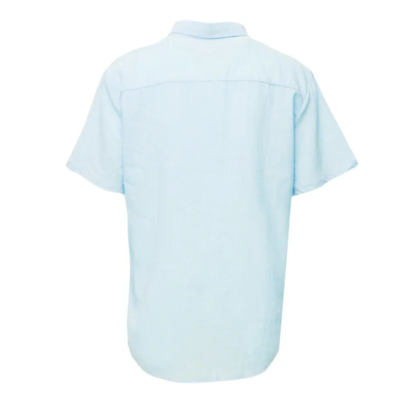 

Summer Casual Shirts For Men Short Sleeve Cotton Shirt Masculina Camisa Slim Fit Male Blouse Homme Chemise Plus Size Men