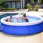 Надувной бассейн для плавания, летняя игра, для домашнего использования, детский бассейн большого размера, плавательный бассейн, аквапарк, игрушки для семьи, подарки для детей и взрослых