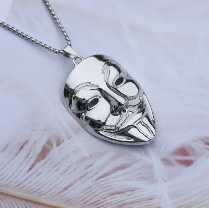 Популярное стильное рыболовное ожерелье в виде рыбьей кости маски с черепом