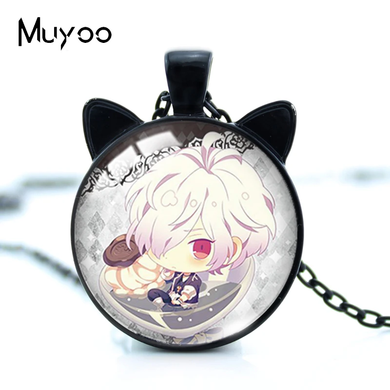 Новинка 2021 ожерелья с подвеской в виде кота для влюбленных из аниме: Kanato Shu Laito Subaru