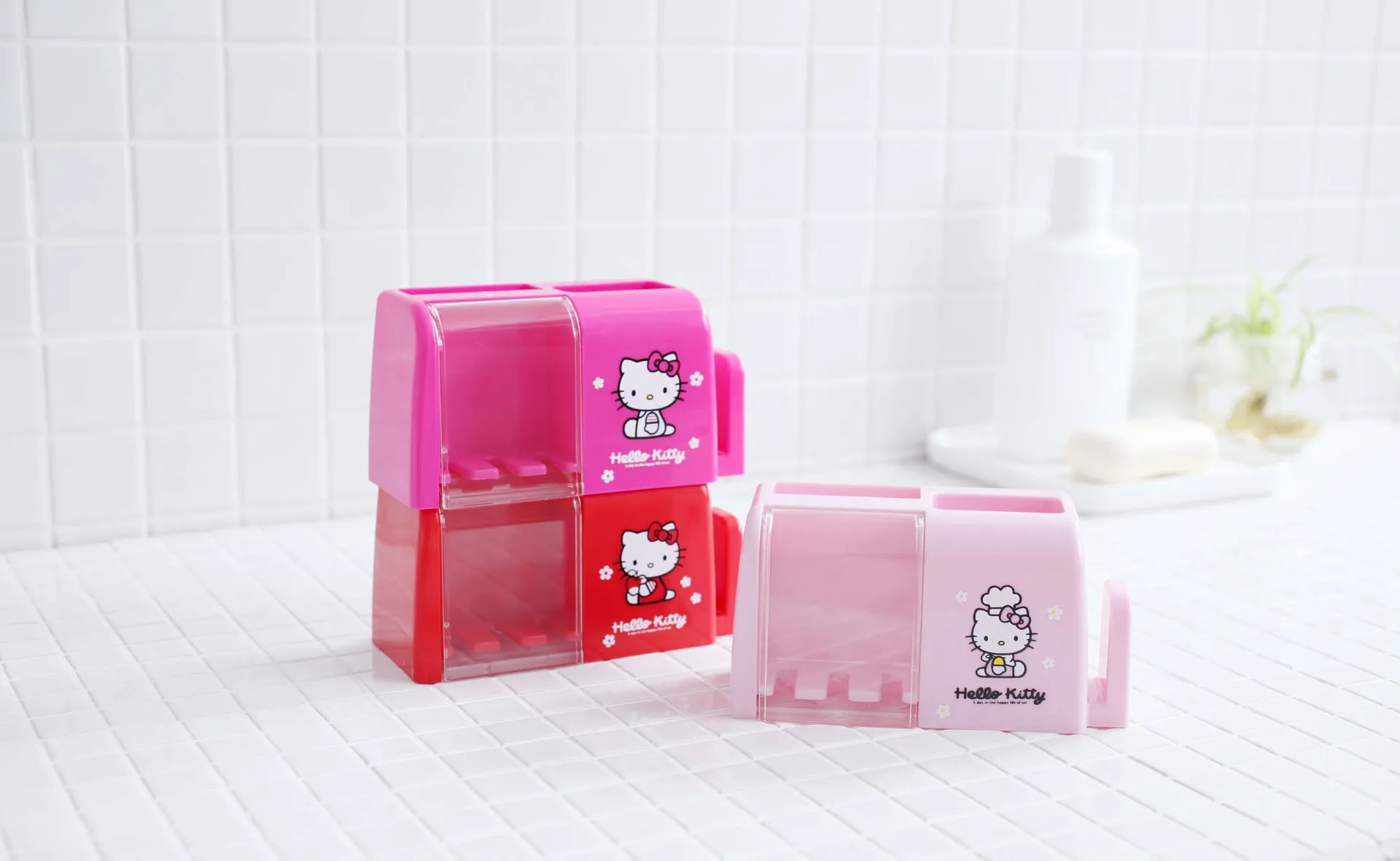 Держатель зубной щетки Hello kitty держатель каппа на присоске KT держатель зубной пасты