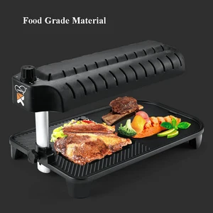 3d infrared electric grill bbq machine korean non stick smokeless barbecue electromechanical baking pan electric grill wd 169 free global shipping