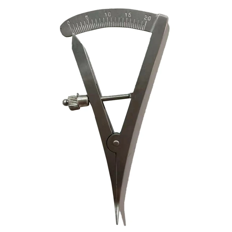 

0-20 мм изогнутый прямой наконечник манометр винт суппорта замок суппорт для измерения лабораторных инструментов материал для стоматолога