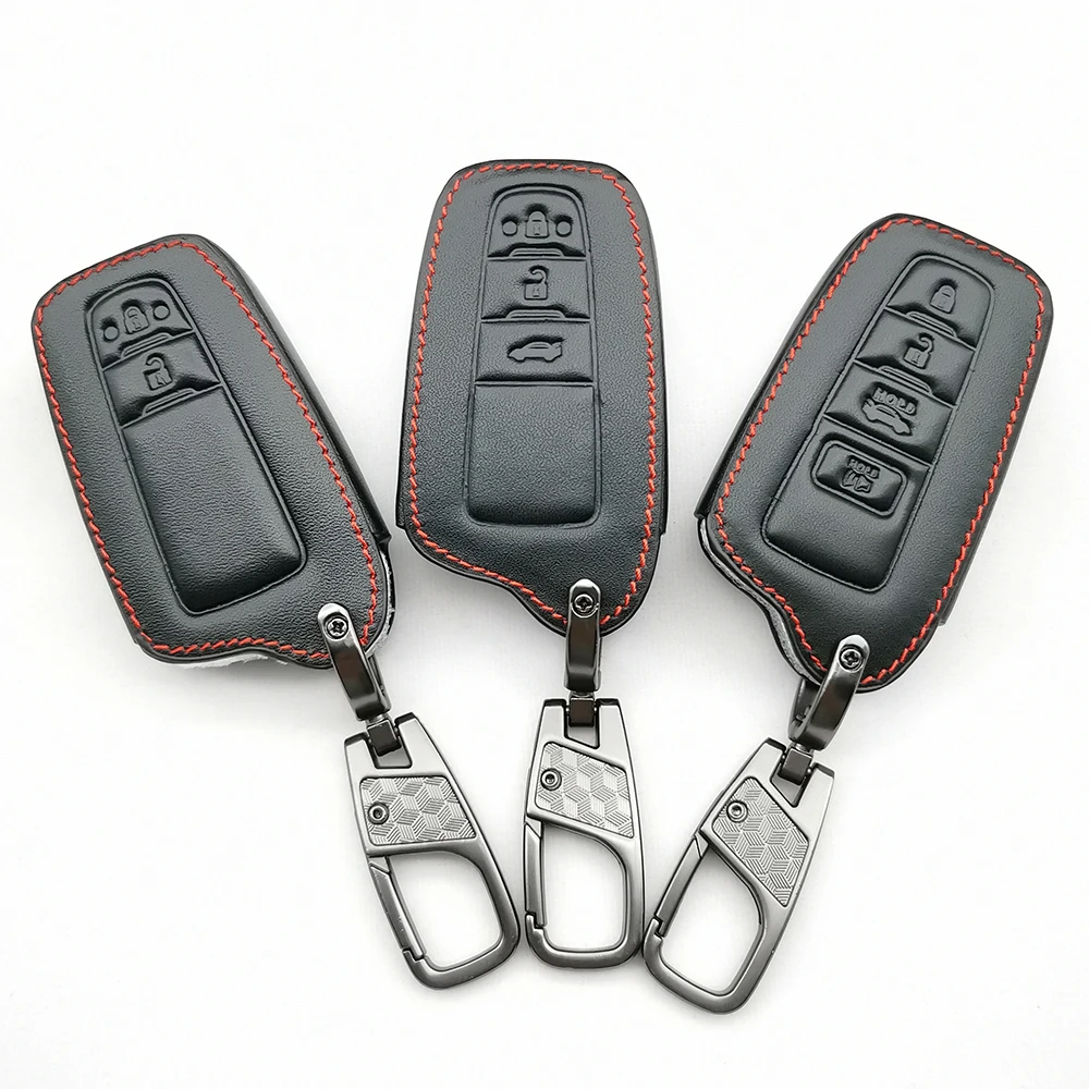 

Hot Style Key Cover Case For Toyota Camry Chr Corolla Rav4 Avalon Land Cruiser Prado Prius Remote 2018 2019 2020 Accessories Box