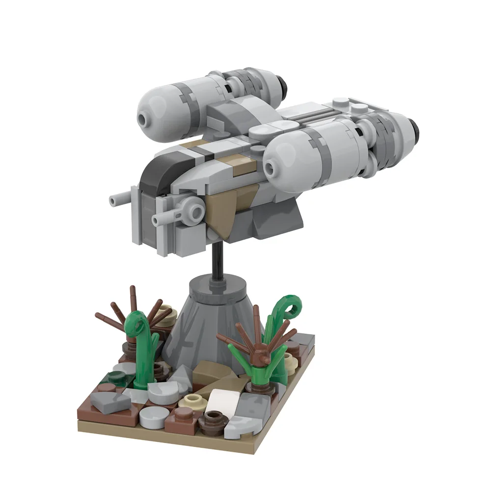 

MOC-51912 Mini Spaceship Building Blocks Bricks Razor Scene Space Wars Movie Figures Model DIY Toy For Children Boys Gift 144PCS