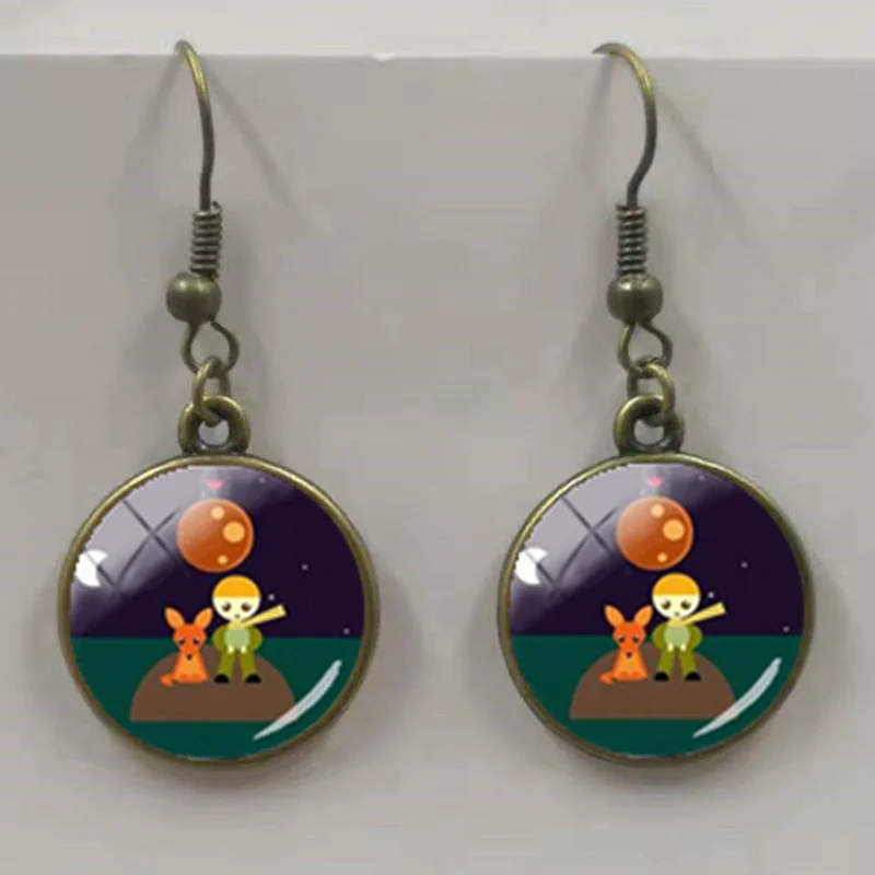 / Новая мода Le Petit Prince Hook Серьги маленькое украшение Маленький принц французский Сказочный Стиль серьги аксессуары