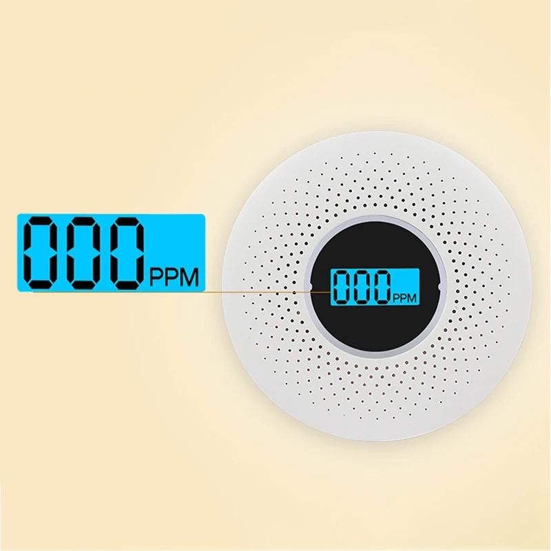 

CO & Smoke Monoxide Composite Alarm Detector Home Security Wireless Alarm Combo