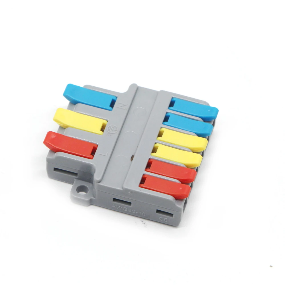 Быстроразъемный Электрический многопроводный соединитель 2-4 6 универсальный