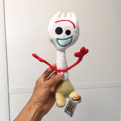 Forky 26cm Woody Buzz Lightyear Bullseye конь горох в стручке Долли клоун Mr Pricklepants Лютик Единорог мини плюшевая мягкая игрушка кукла - Цвет: Forky 26cm