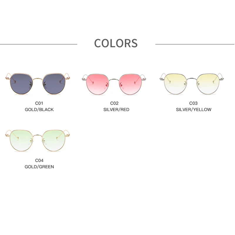 

Luxury Women Fashion Celebrity Small Oval Sunglasses Retro Pink Mirror Mens Luxury Sun Glasses Metal Little Shades