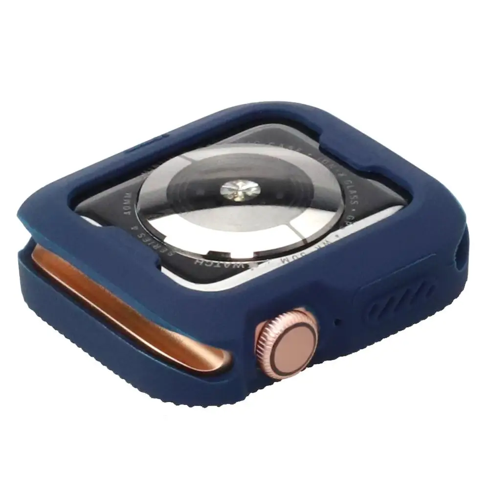 Candy TPU case for apple watch series 5 4  colorful cover protector for iWatch 40 44mm fit Ultra-thin frame band shell 40mm 44mm