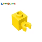 Конструктор 1x1 с вертикальным зажимом, сборные блоки MOC, технические детали, игрушка сделай сам, креативная для детей 3024160475, 10 шт.лот