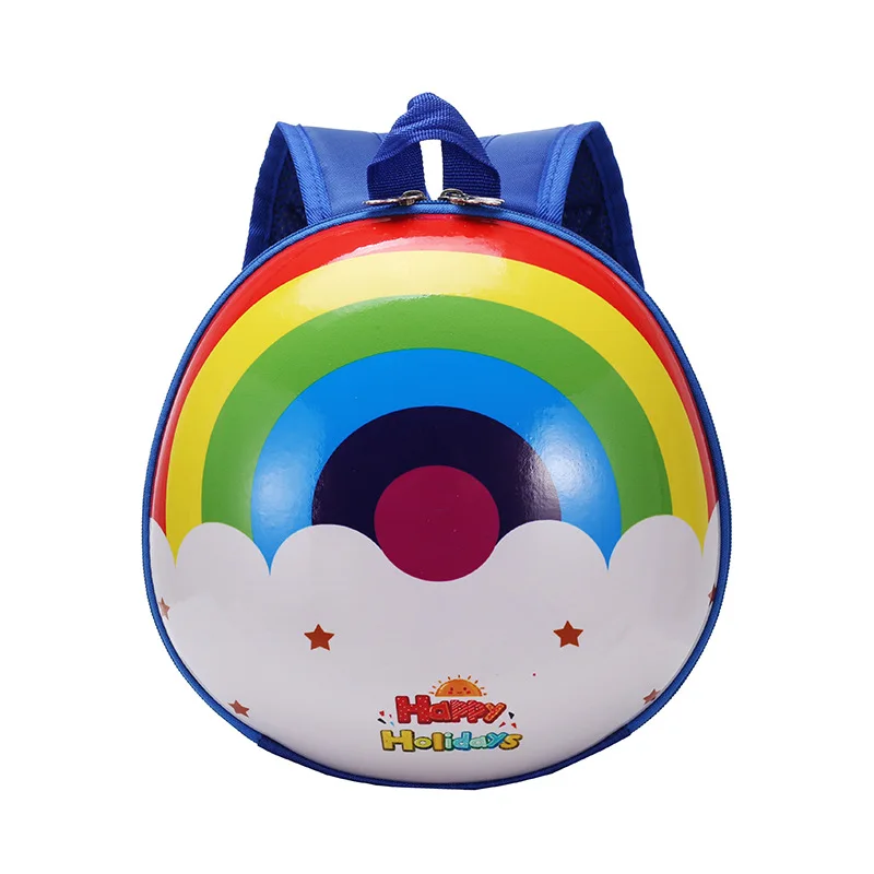 

new Children Kids Baby Backpack Walking Safety Harness Reins Toddler Strap Bag Anti-lost Cute Cartoon Backpacks Rainbow