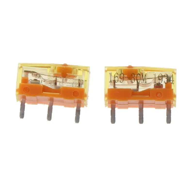 

2022 New 2Pcs/pack TTC Dustproof Gold Mouse Micro Switch Micro Button Gold Contactor 30 Million Click lifetime Repair Parts