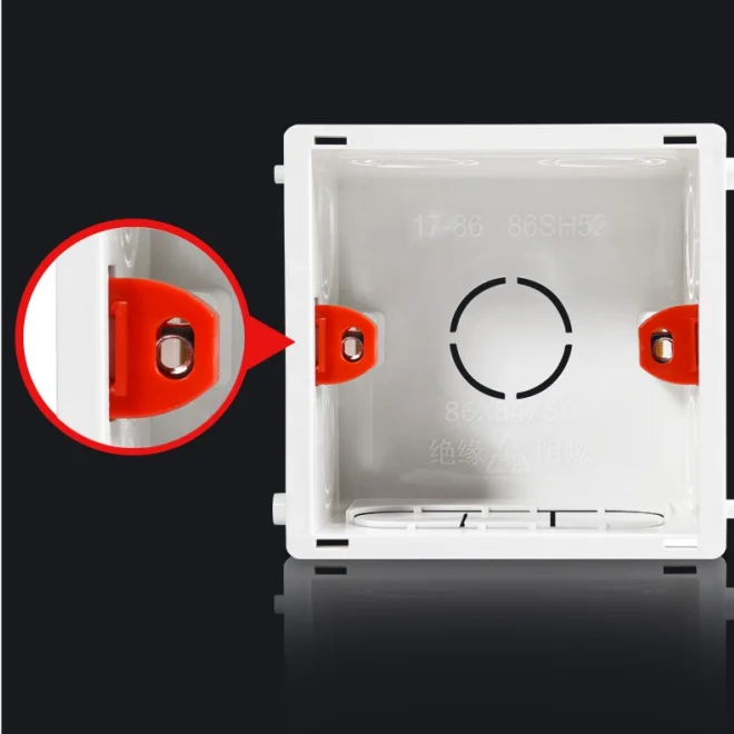 Регулируемая Монтажная коробка кассета переключатель розетка