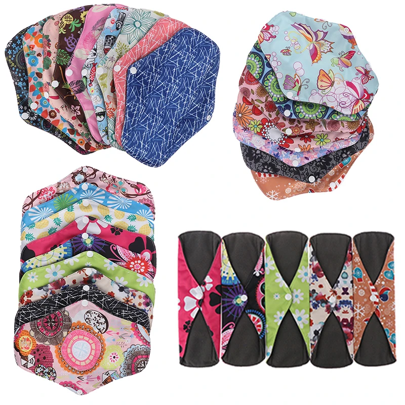 Многоразовые прокладки гигиенические из бамбуковой ткани 1 шт. моющиеся