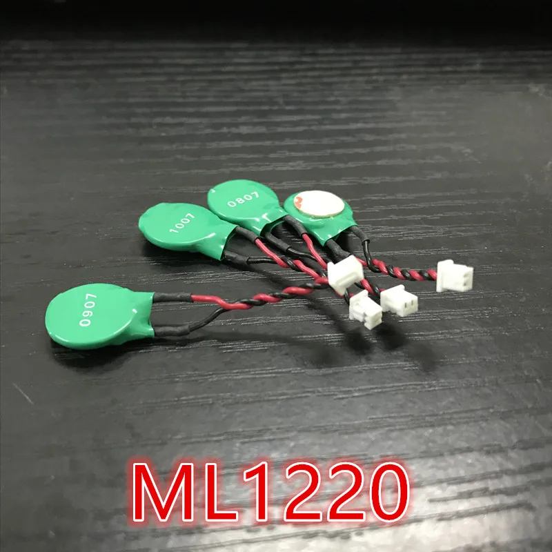 1 шт./лот Германия ML1220 ML 1220 перезаряжаемая 3V CMOS RTC батарея с кабелем BIOS резервного