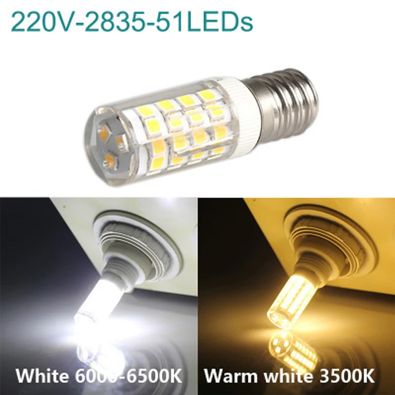 E14 LED Lamp 3W 5W 7W 220V Corn Bulb 33 51 75 SMD2835 360 Beam High Quality Ceramic Mini Chandelier Lights | Лампы и освещение