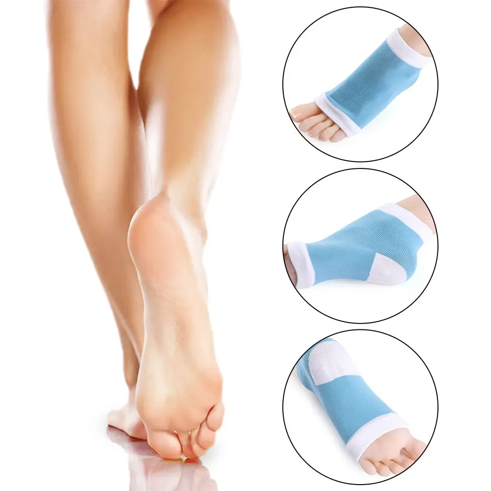 

2pcs Hot Sale Anti Dry Skin Care Tools Smooth Gel Moisturizing Spa Foot Protector Anti Cracked Chapped Heel Socks