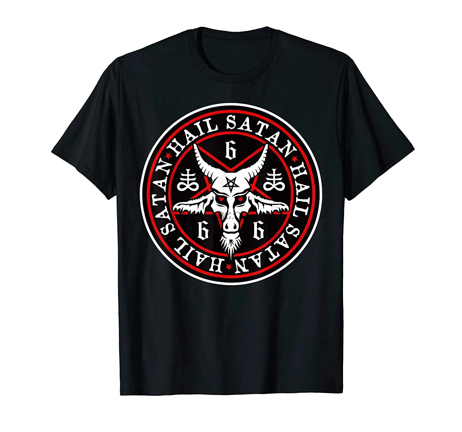

Baphomet haisatan Mark Of The Beast Pentagram Sigil camiseta