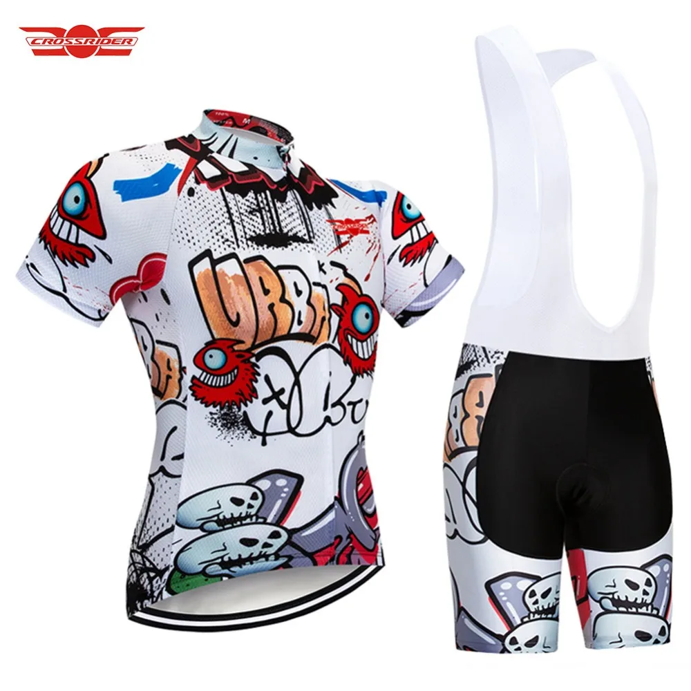 

2022 New 2022 Funny Cycling Set MTB Jersey Bike Clothes Top Wear Mens Summer Quick Dry Bicycle Clothing Short Maillot Culotte S